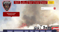 Desktop Screenshot of lebanonfire.org